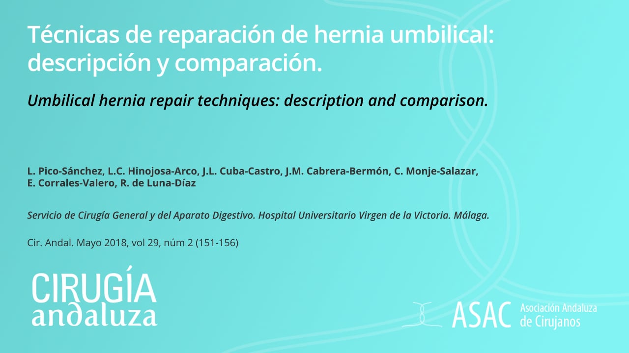 Técnicas de reparación de hernia umbilical descripción y comparación. on Vimeo