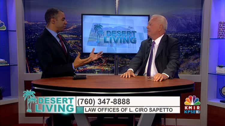 Law Offices of Ciro Sapetto Desert Living Show on Vimeo