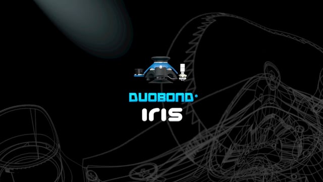 Duobond Iris;  positioner with UV- LED lights.