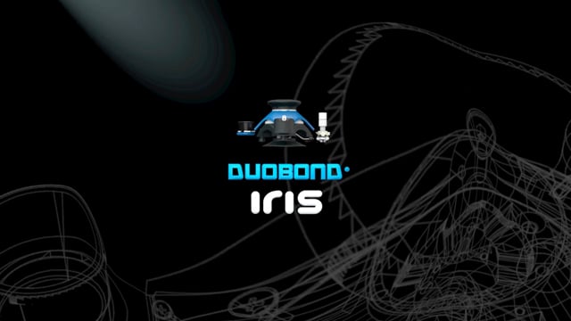 Duobond Iris;  positioner with UV- LED lights.