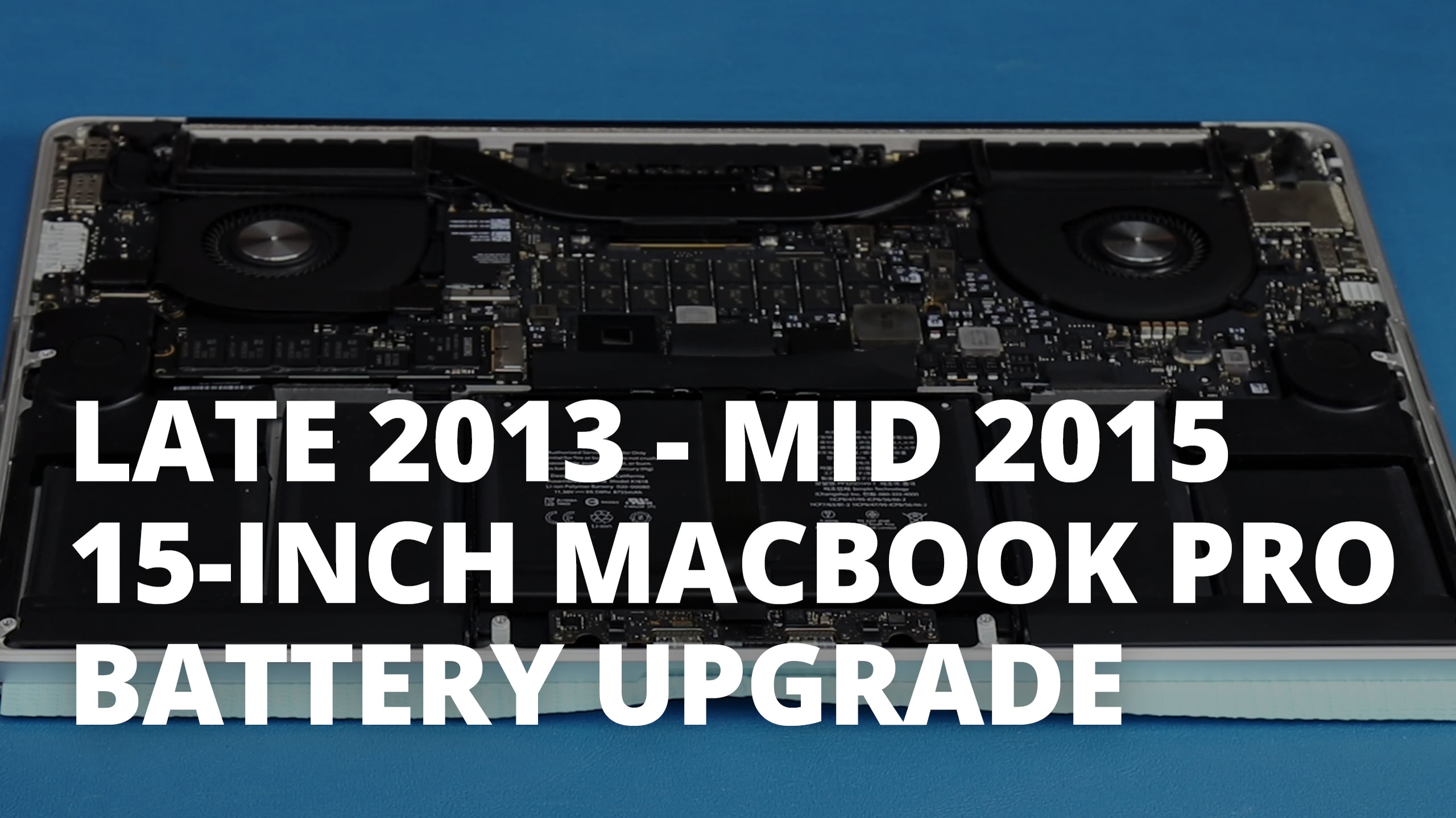 How to Upgrade Replace the Battery in MacBook Pro Retina 15-inch (late 2013 to mid 2015) on Vimeo
