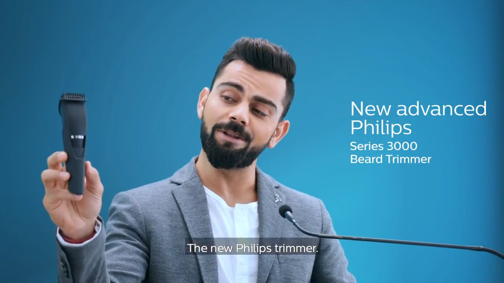 Philips India - Virat breaks his silence about his beard insurance