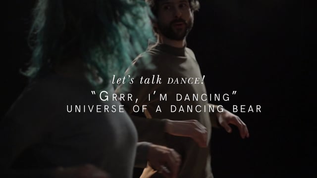 Meet the Makers 2018. Springback Graduate Lucia Fernandez met choreographer Mathis Kleinschnittger talk about his Aerowaves selected work “Grrr, I’m dancing” Universe of a dancing bear and his creative process.