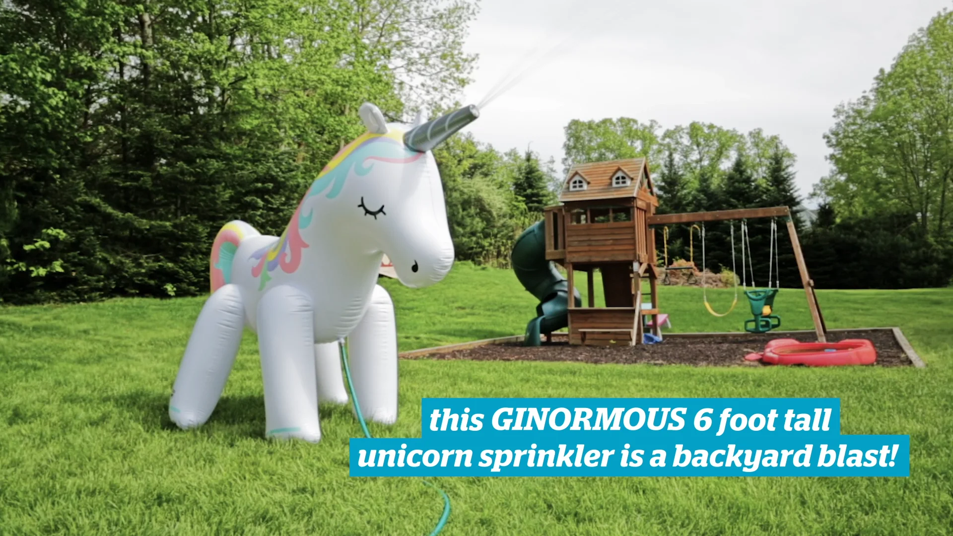 Bigmouth giant hot sale unicorn sprinkler