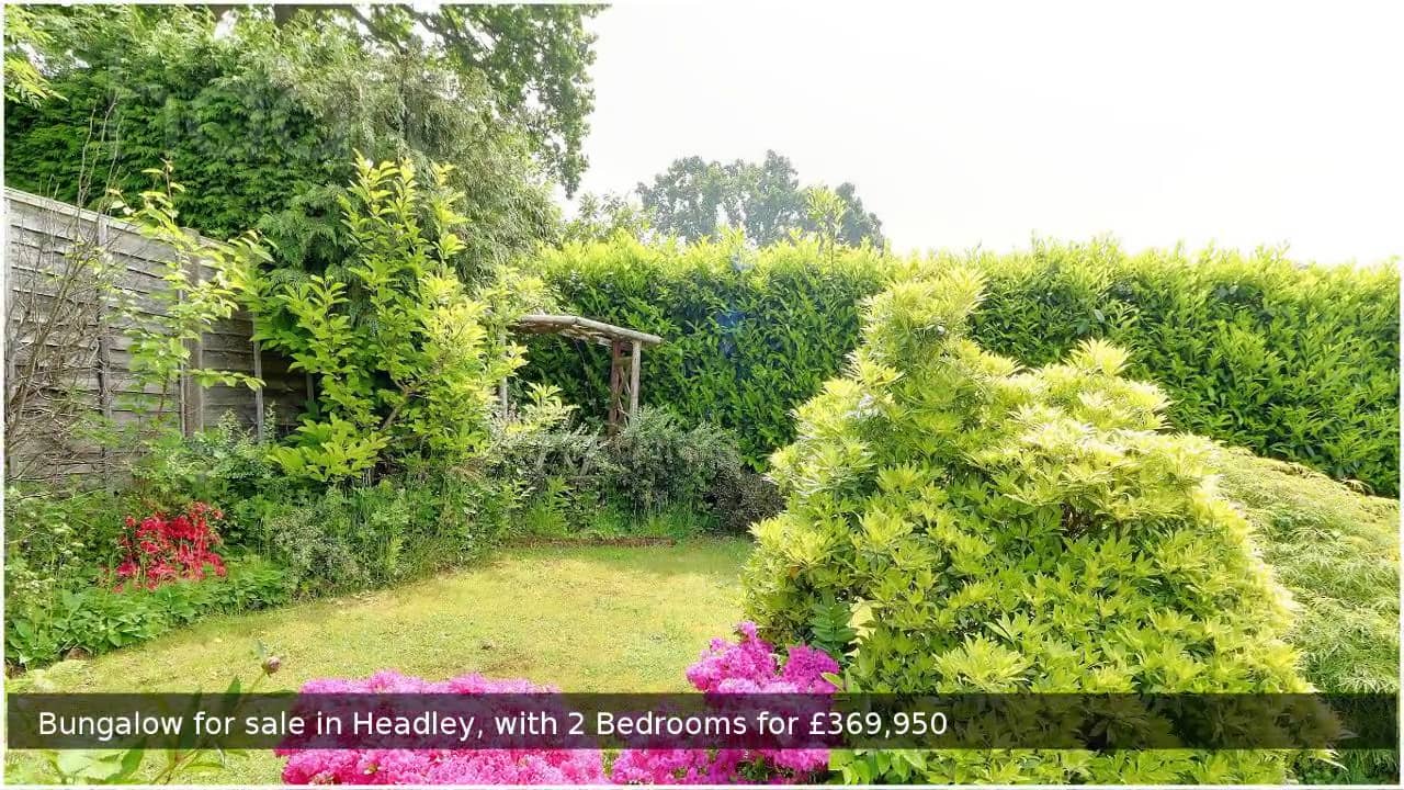 Bungalow for sale in Headley, with 2 Bedrooms for £369,950 on Vimeo