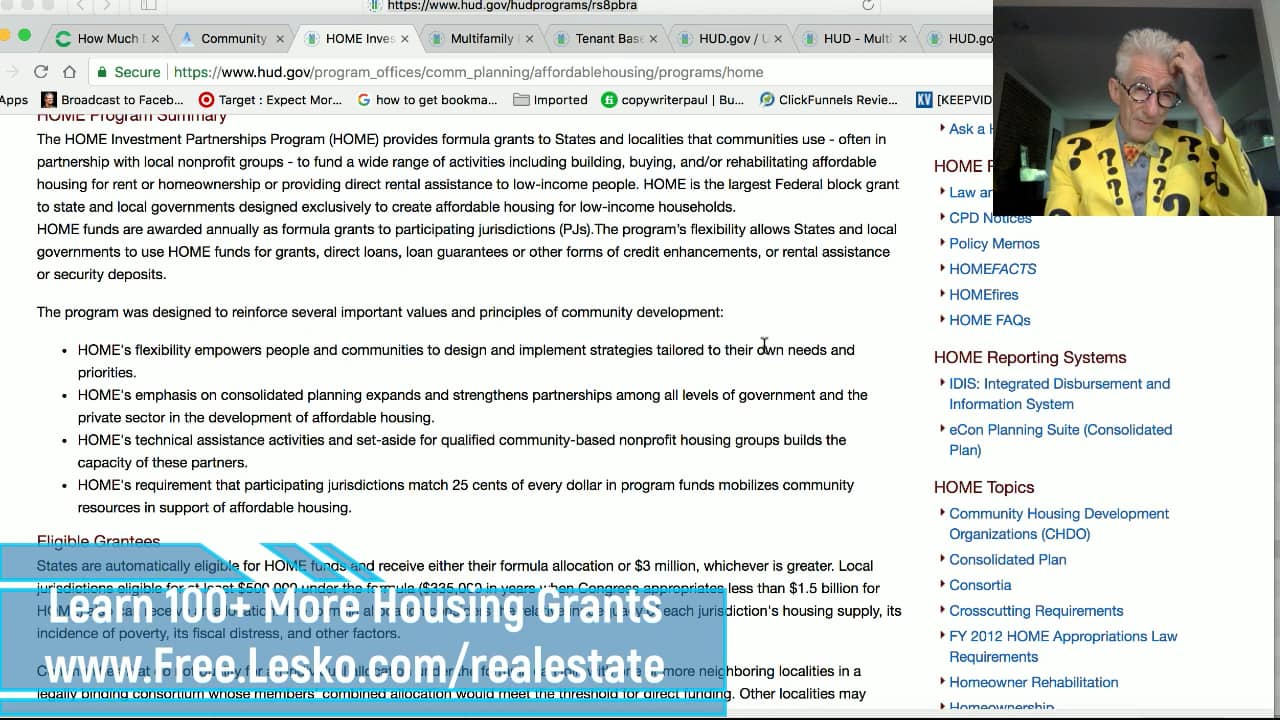 5 Gov't Grants for Real Estate Investors on Vimeo