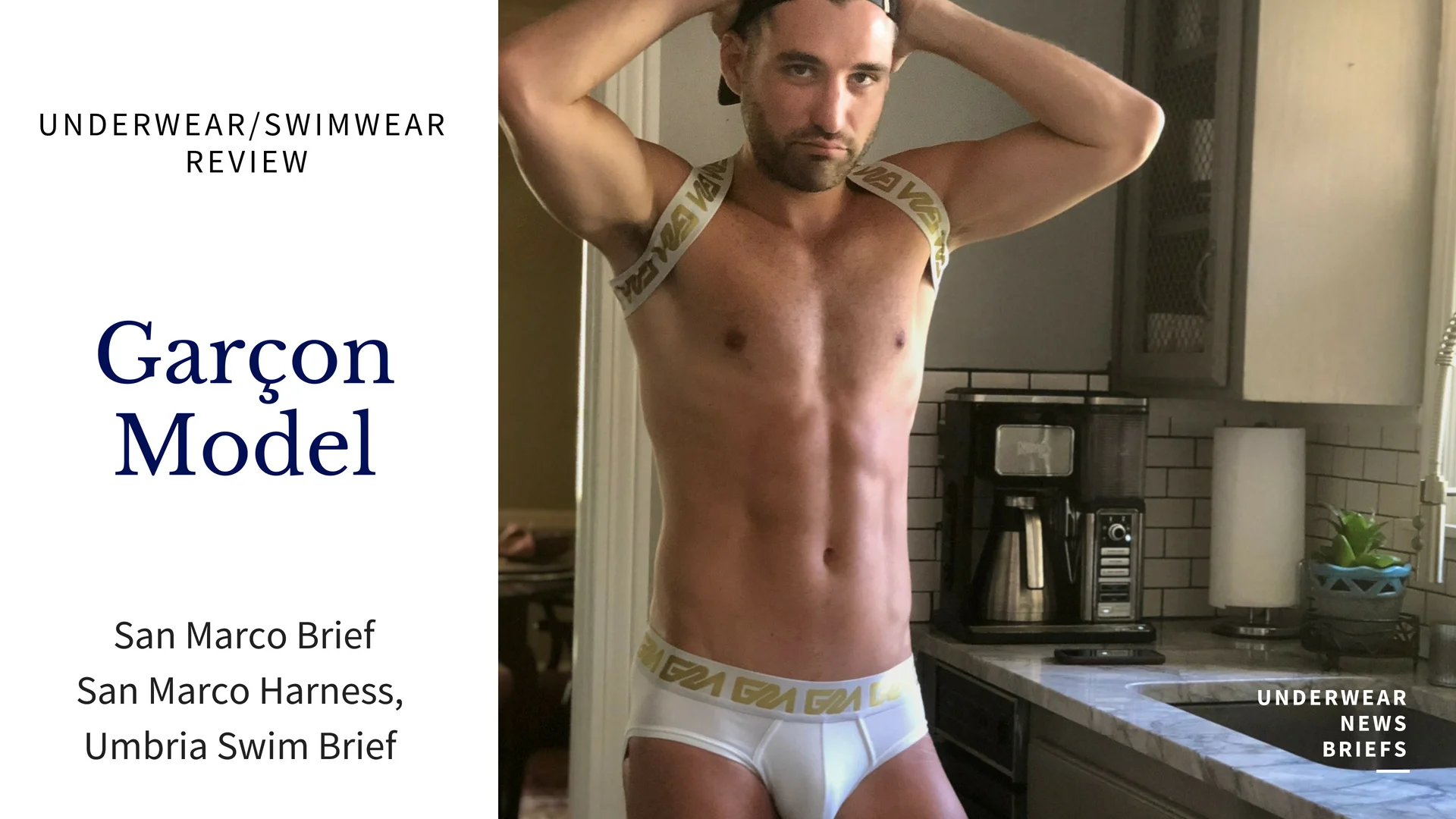 Men's Underwear Video Review - Garcon Model San Marco Brief