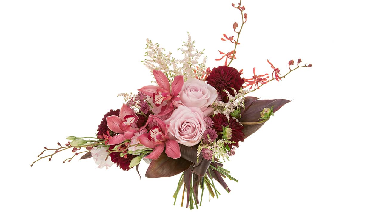 Bespoke Bridal Bouquet with Floral Netting on Vimeo