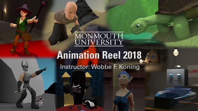 A preview image of the video: Video: Monmouth University Animation Reel 2018
