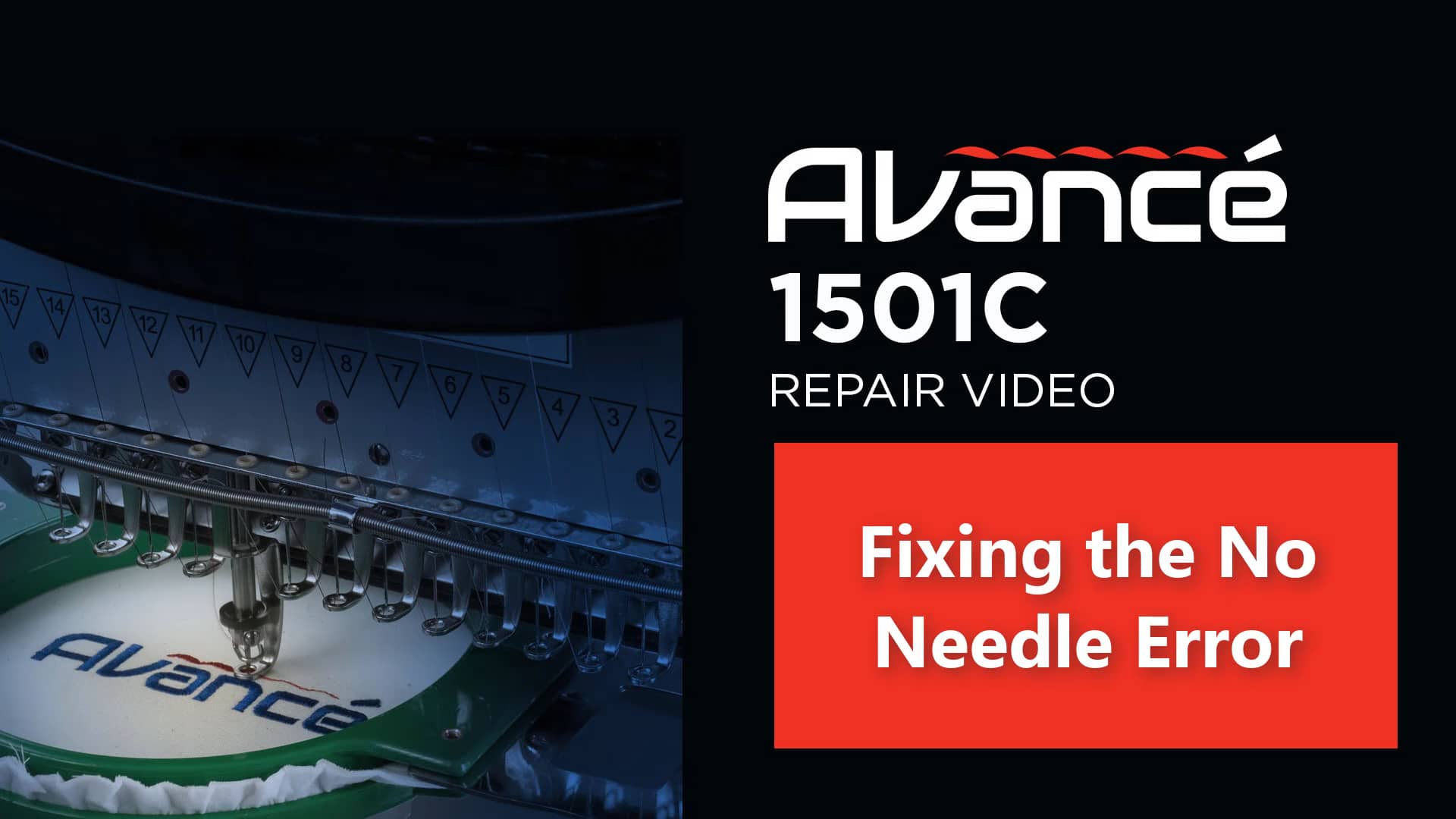 No Needle Error | Avance Troubleshooter on Vimeo