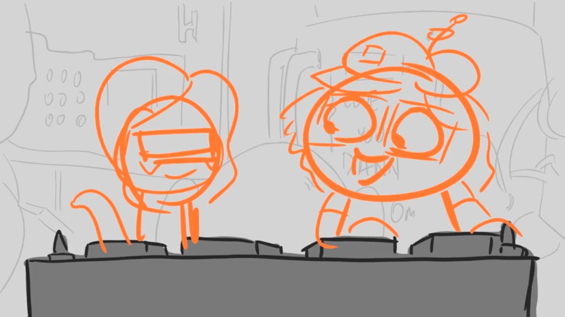 Future-Worm! (Storyboard 1 [Rough Pass])