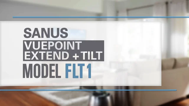 Sanus FLT1 VuePoint Extend + Tilt TV Wall Mount Black