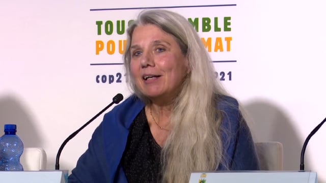 Angela Fischer - GPIW at COP21 in Paris