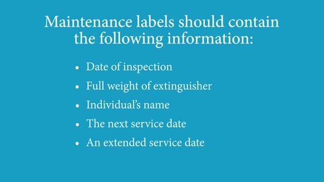 Module 4: Servicing and Inspection of Fire Extinguishers - Video Thumbnail