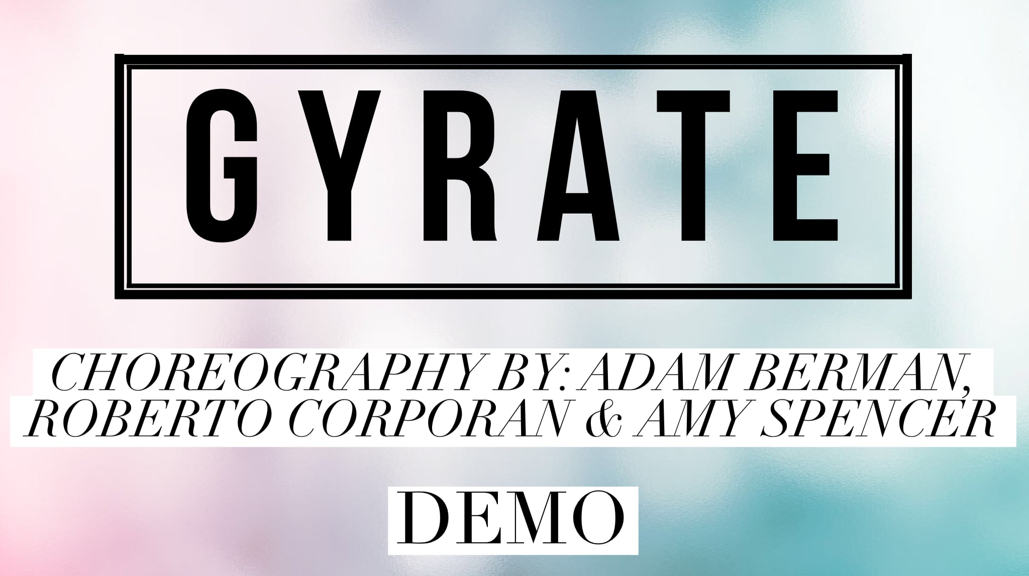 Watch GYRATE line dance demo, choreography by Adam Berman, Roberto  Corporan, Amy Spencer Online | Vimeo On Demand