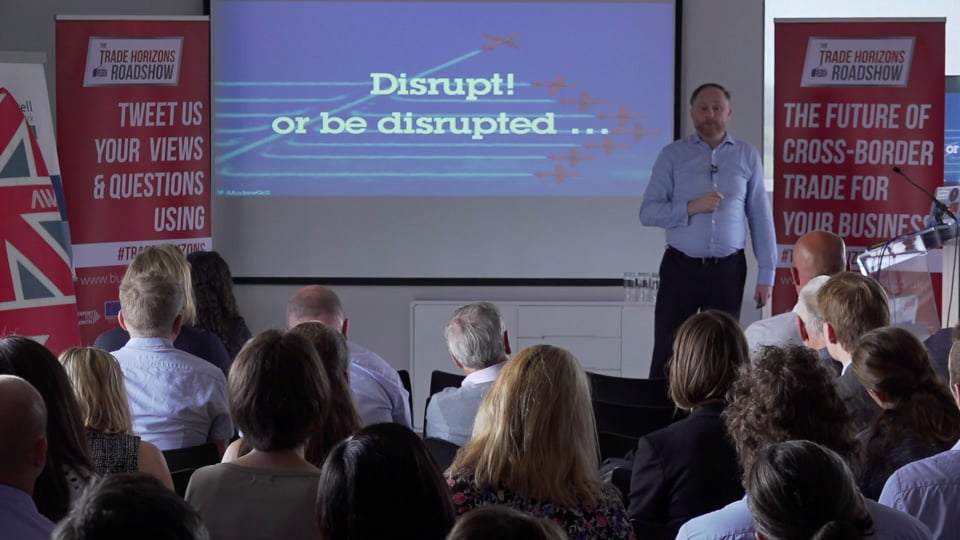 Trade Horizons Roadshow Cornwall with Futurist Keynote Speaker Andrew Grill
