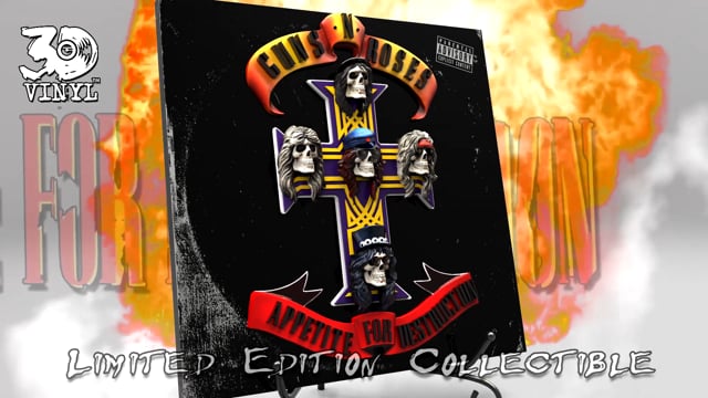 Guns N' Roses 3D Vinyl™ Limited Edition Collectible