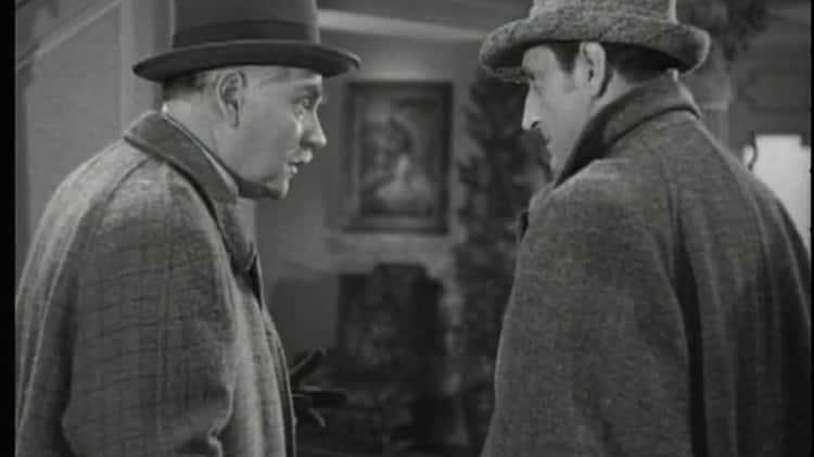 SHERLOCK HOLMES SCARLET CLAW 1944 Starring Basil Rathbone and Nigel Bruce