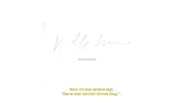 Volker Mehner — Über den Grafiker und Maler