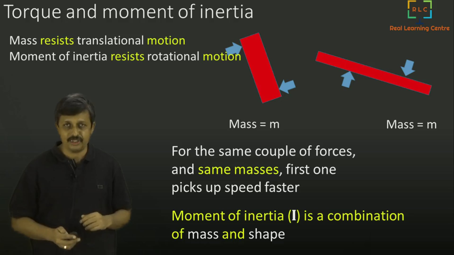 Rotational motion 2 - Moment of inertia