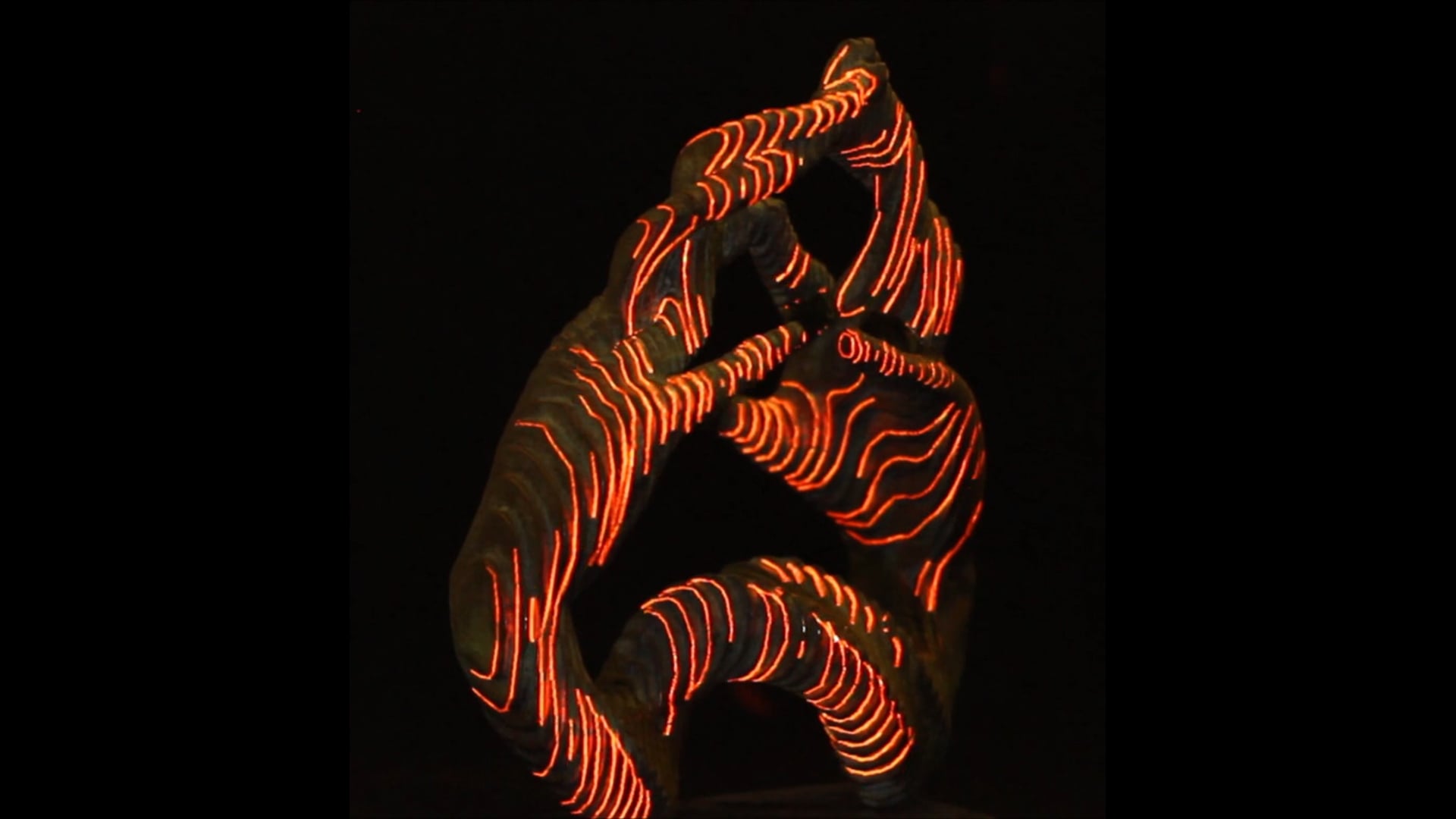 Entangled Hands Projection Mapping