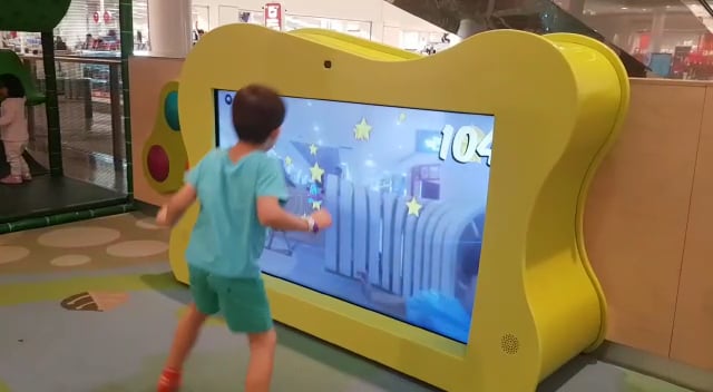 Interactive playground equipment gets physical
