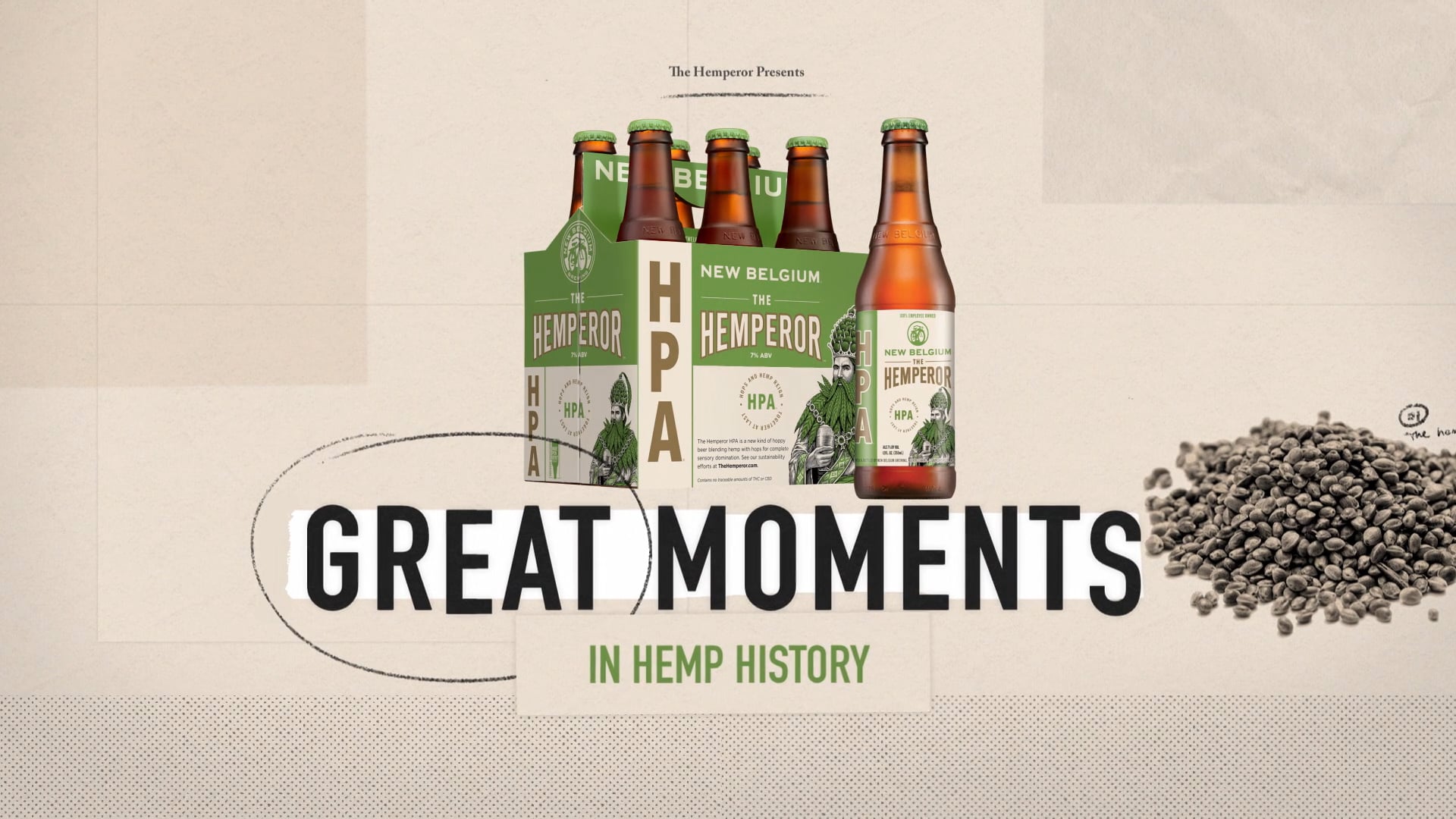 New Belgium "Hemperor Pale Ale"