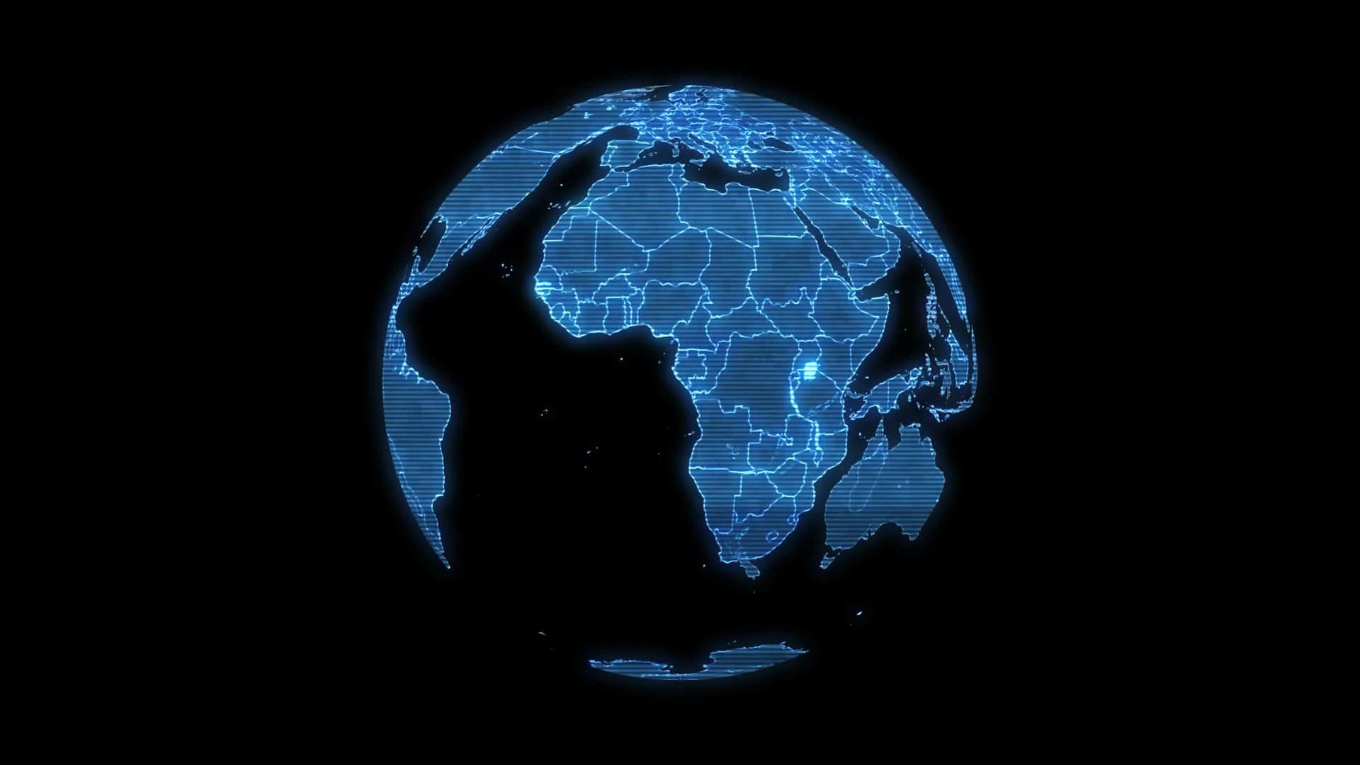 HUD Earth 1005 HD, 4K Stock Footage