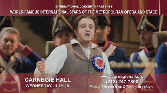 Carnegie Hall Concert - Commercial (English)