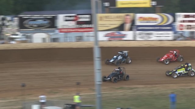 POWRI Lucas Oil WAR Sprint Car League Lake Ozark Speedway 6-23-18