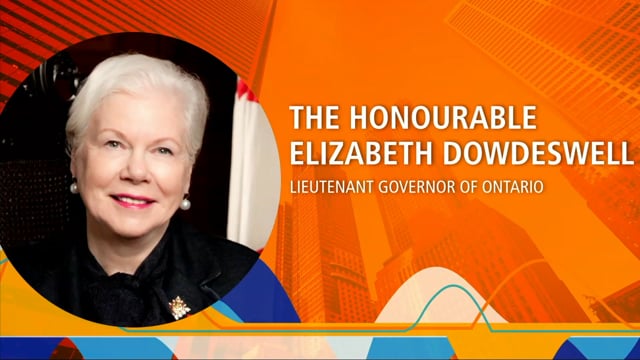 Guest Welcome Remarks:  The Honourable Elizabeth Dowdeswel