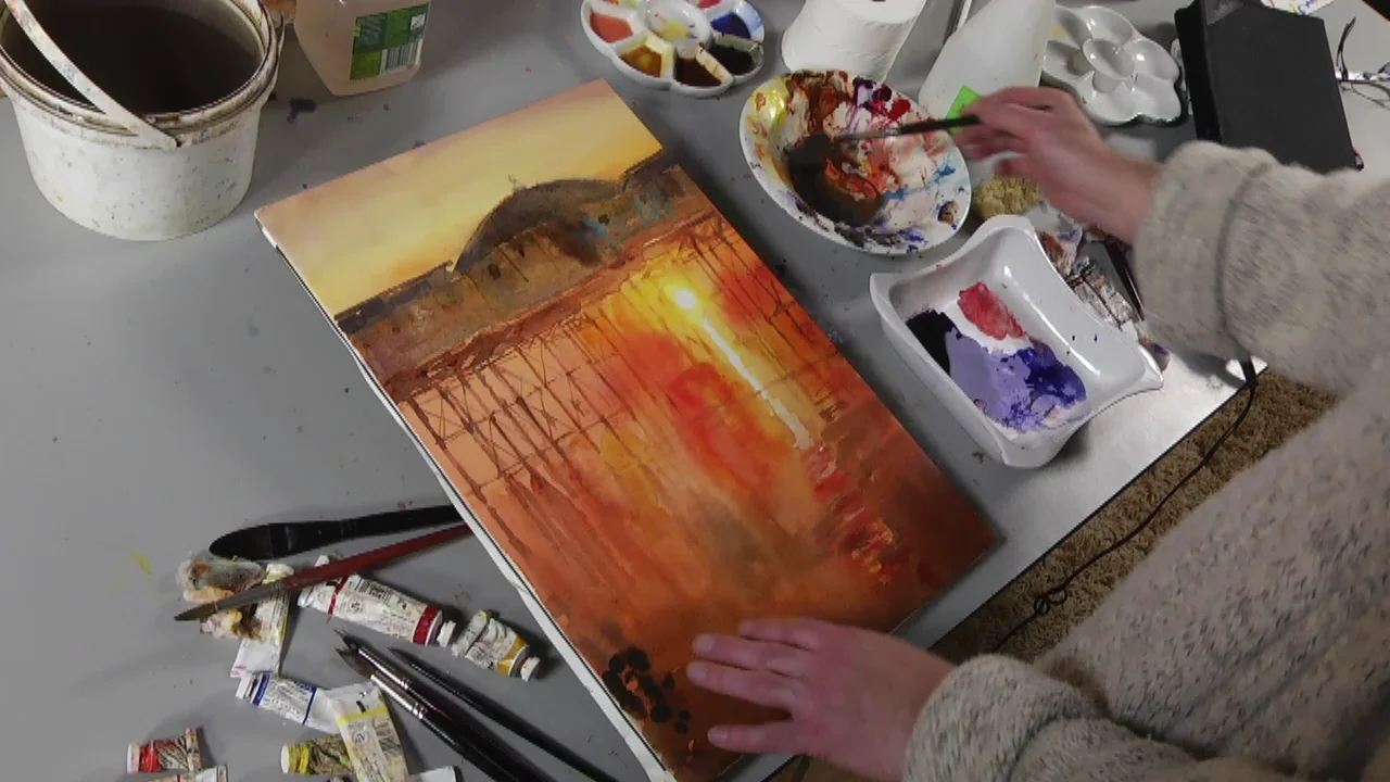 Watch Painting The Light In Watercolour With Cecil Rice Online | Vimeo ...