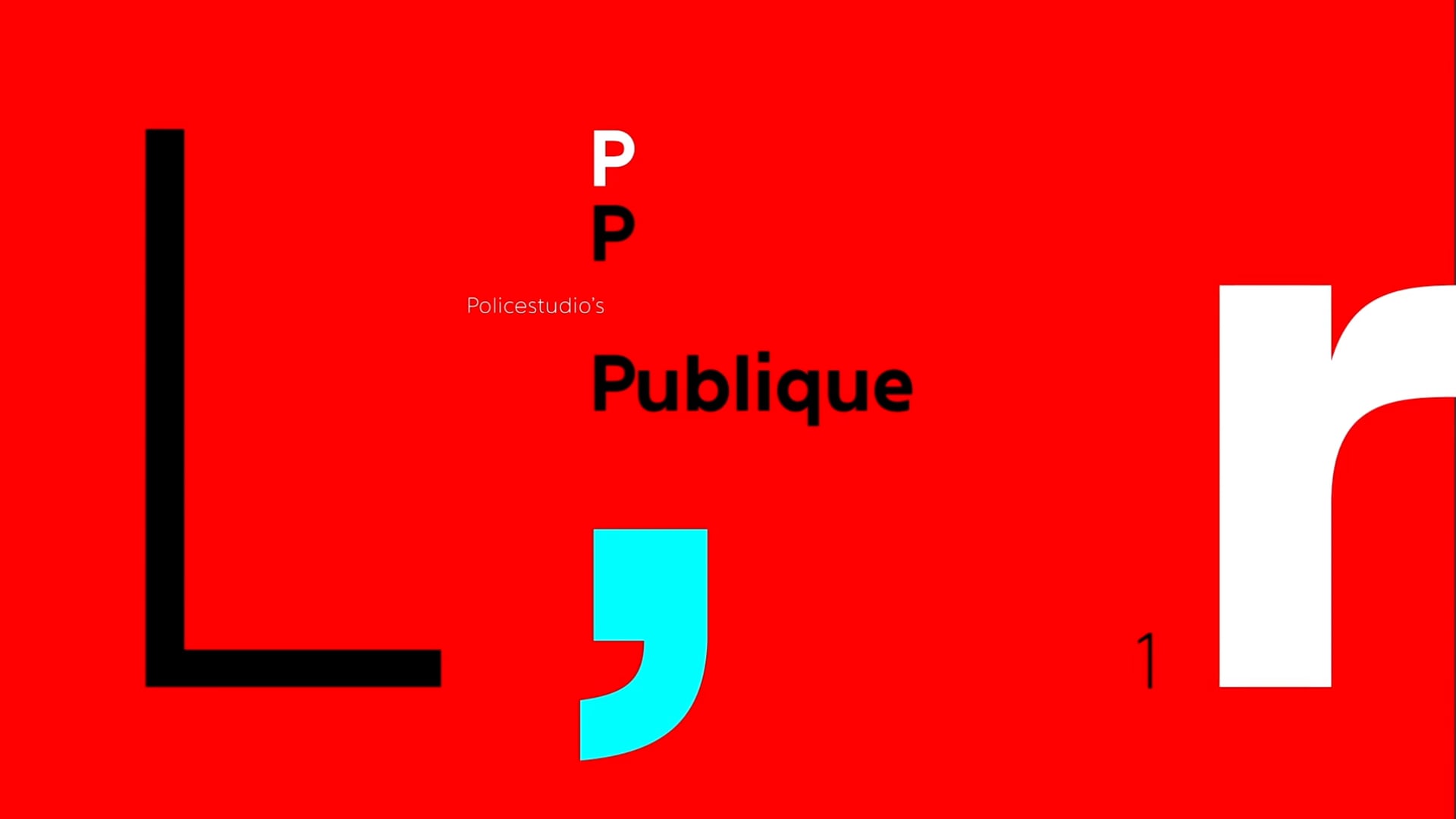 Policestudio’s Publique Animated Type Specimen.
