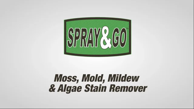SPRAY&GO® Moss, Mold, Mildew & Algae Stain Remover Starter Kit