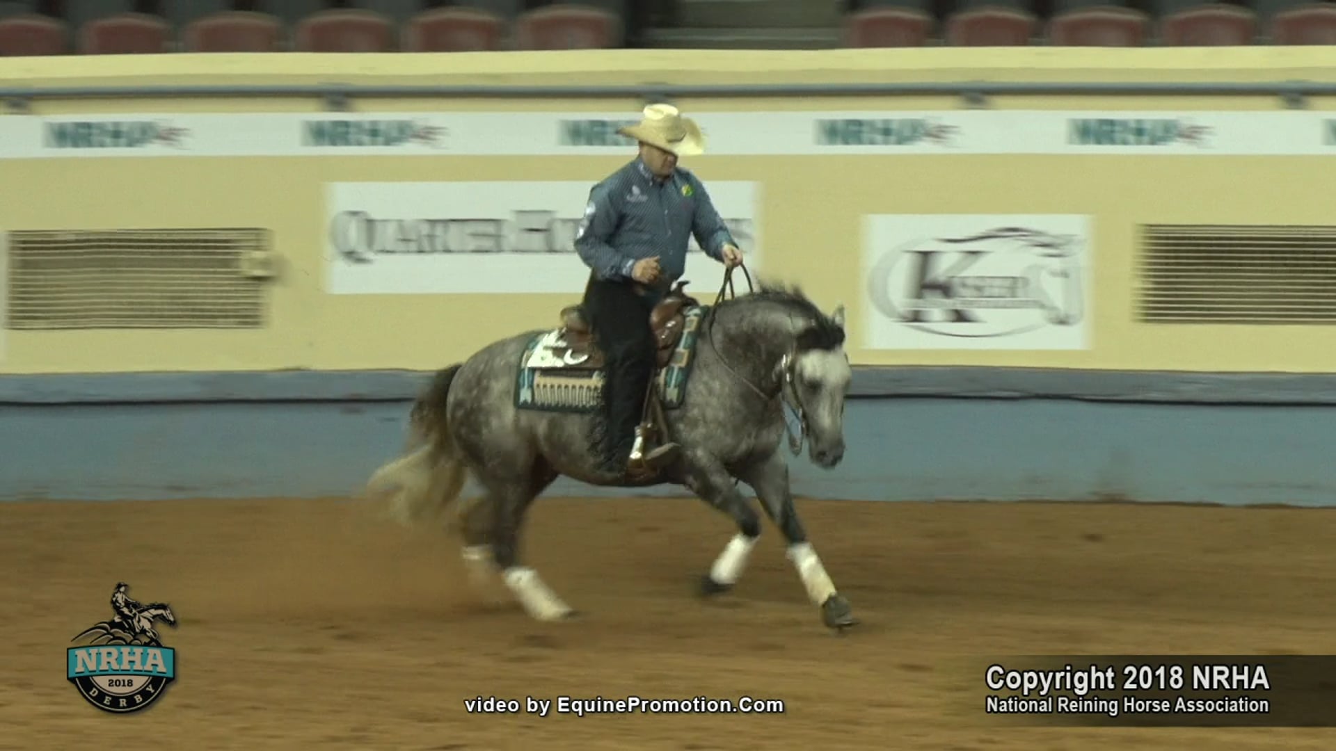 Franco Bertolani - Dun It For Whizkey - 2018 NRHA Derby - Open 1st go 1st section