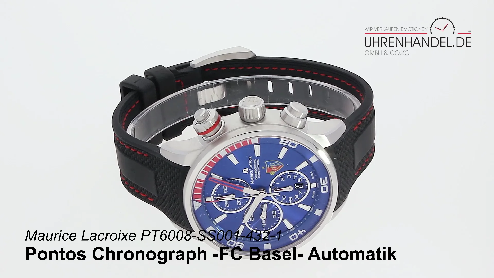 Maurice Lacroix Pontos Chronograph FC Basel PT6008 SS001 432 1