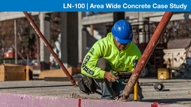 LN-100 Area Wide Concrete Case Study