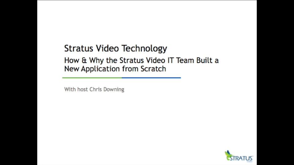 June 2018 Stratus Video Webinar on Vimeo