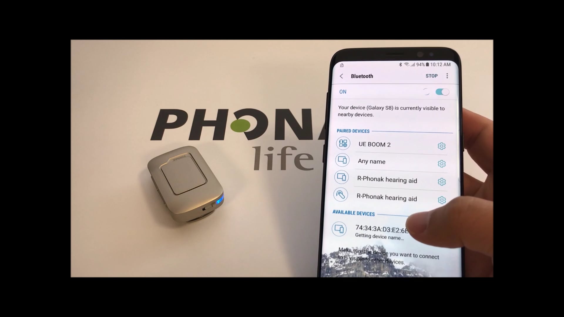 Pairing ComPilot Air II + Phone