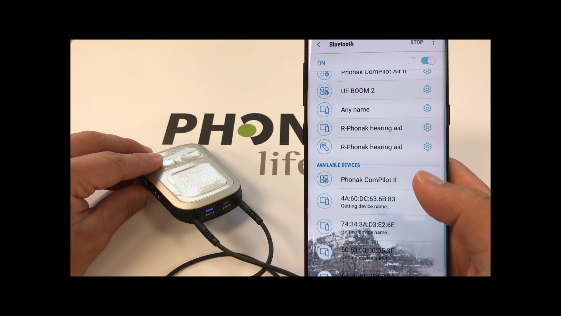 Pairing ComPilot II + Phone