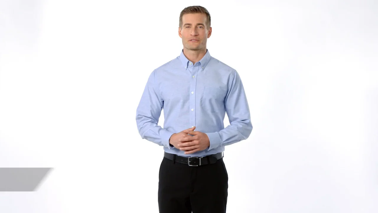 Personalized Embroidered Men's Half Sleeve Oxford Shirt – Custom Formal & Work Wear-620355