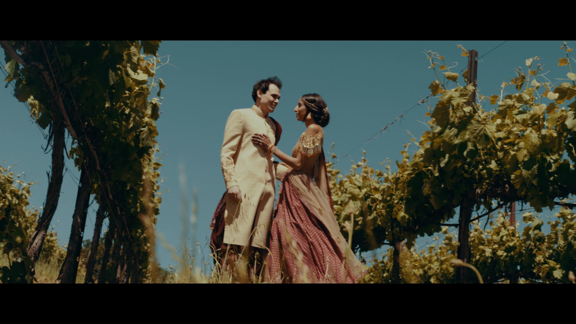 Brent and Komal’s Wedding at Chalk Hill Winery in Healdsburg, California (YELLOWBOX WEDDINGS)