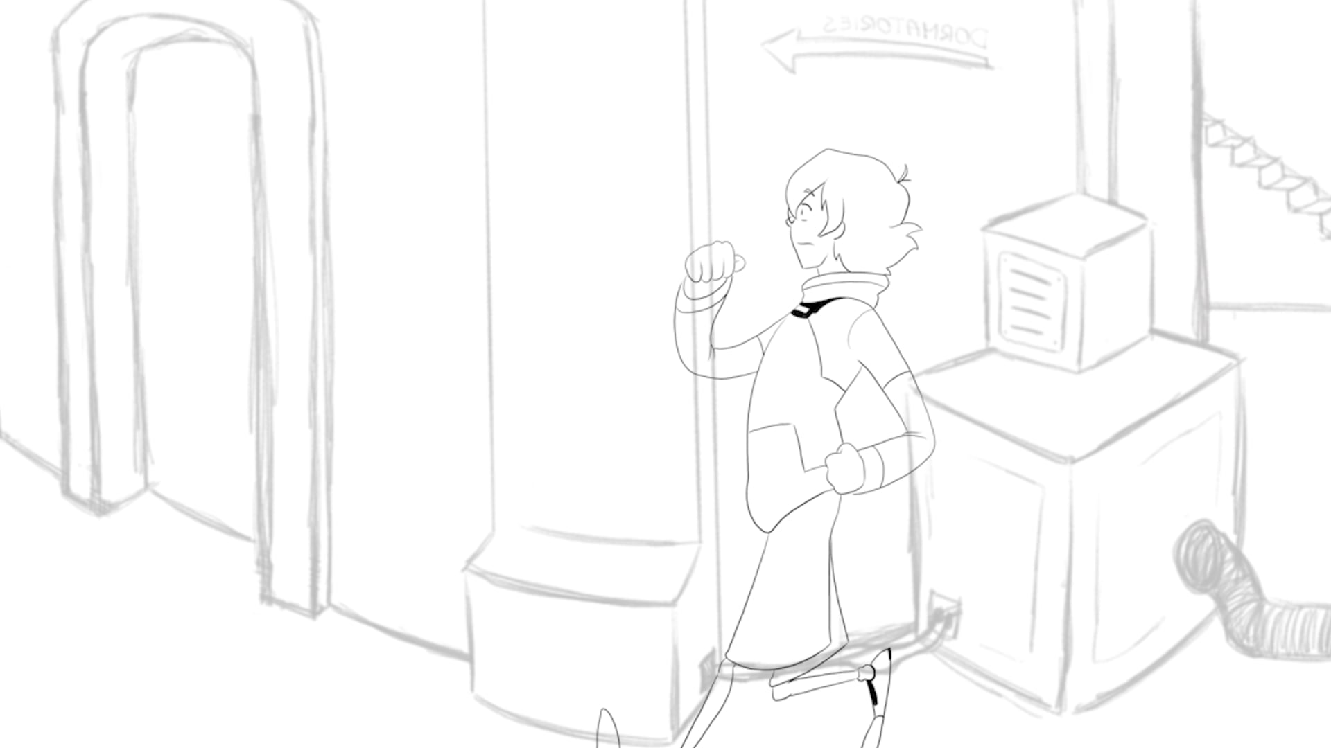 Sneaky Pidge - 2D Animation Assignment