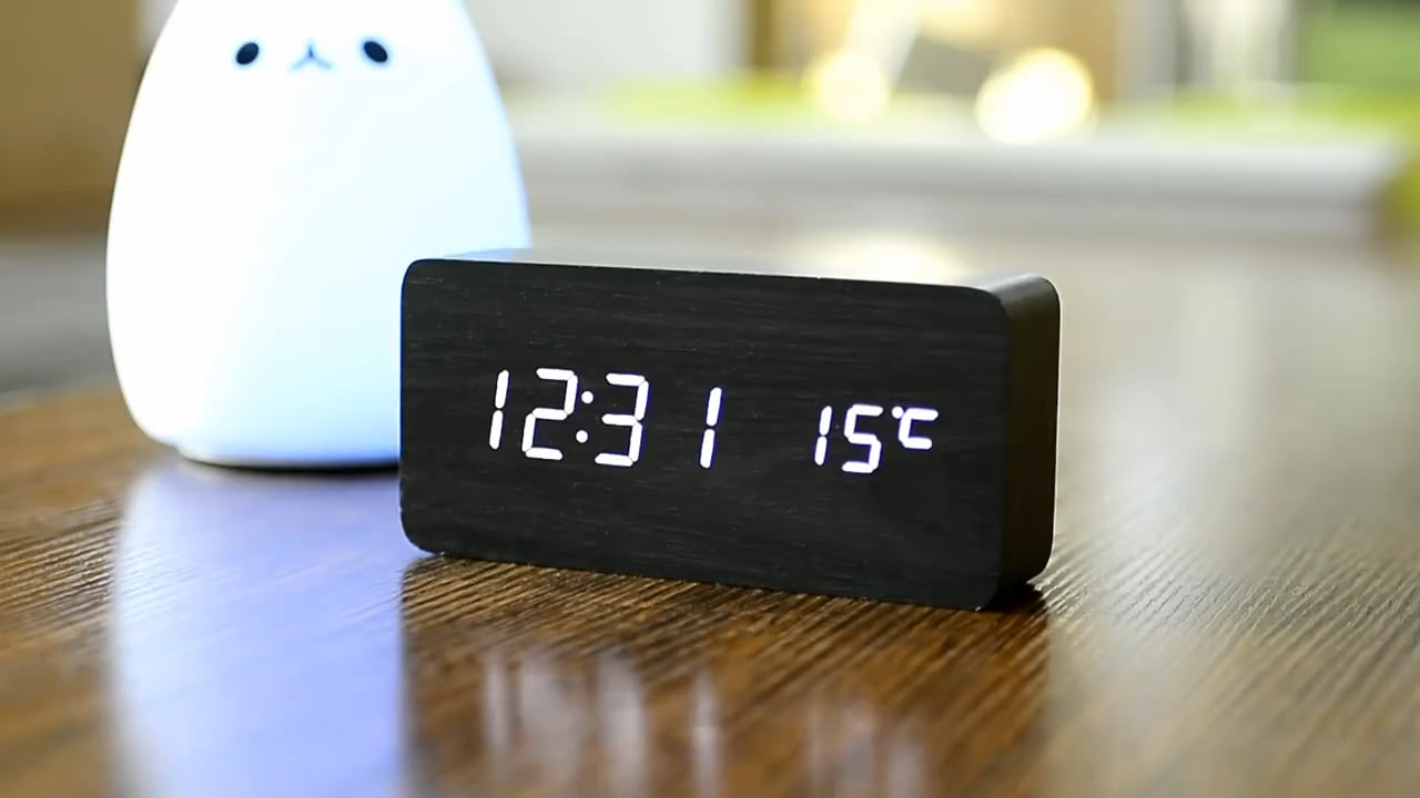 New Modernity Wooden Alarm Clock w/ Acoustics on Vimeo