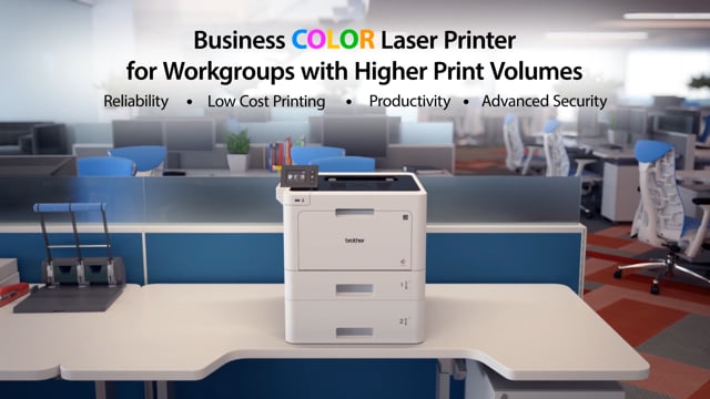 HL-L8360CDWT- Business Color Laser Printer with Duplex Printing, Wireless  Networking and Dual Trays