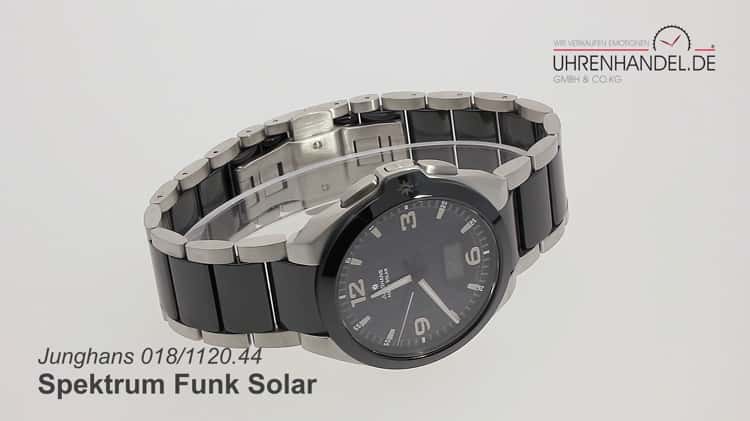 Junghans Spektrum Funk Solar Uhr Herrenuhr 018 1120.44