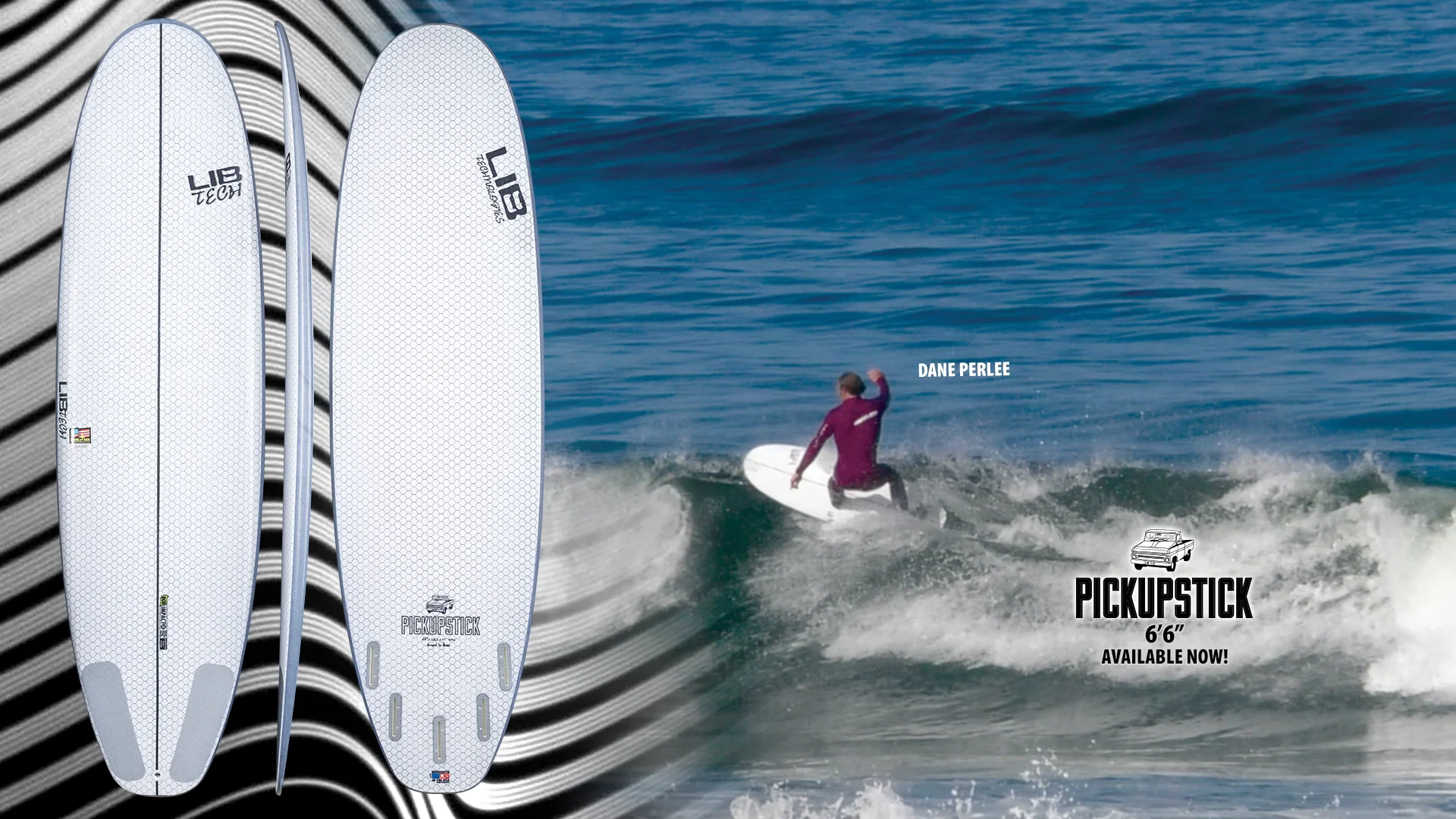 Lib tech pickup on sale stick surfboard