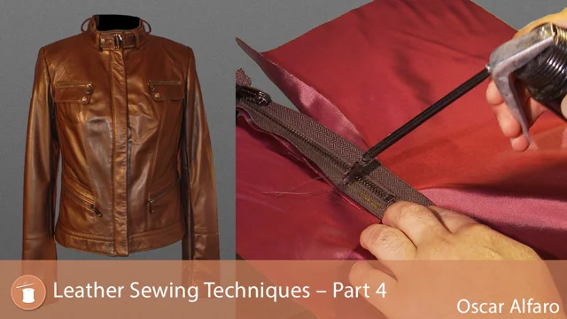 Leather Sewing Techniques - Part 4