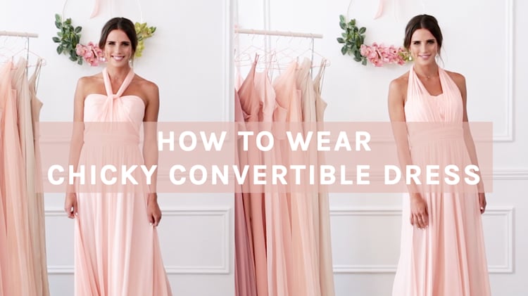 Ways to Tie Convertible Dresses