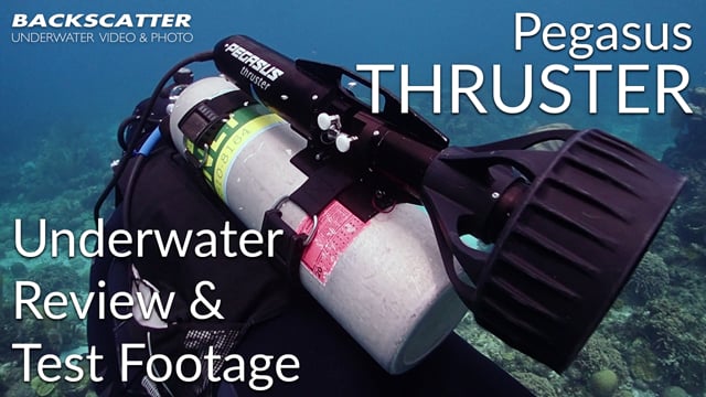 Pegasus Thruster Underwater Review 2018 - Test Footage